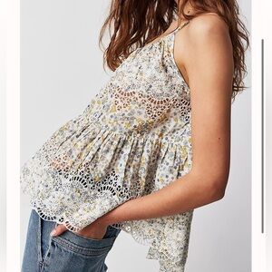 Free People Sage Tank Size Medium